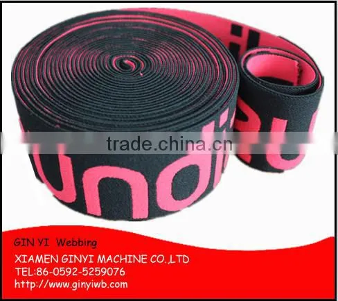 High Tenacity Custom Nylon Polyester Underwear Jacquard Elastic Webbing photo-5