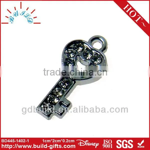 Key Pendant Rhinestone Pendant