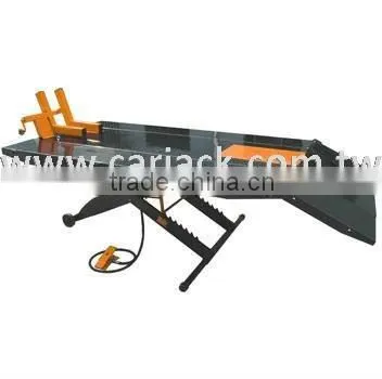 Air Hydraulic Motorcycle Lift w/ Service Jack Bike Stand Moto Lift photo-2