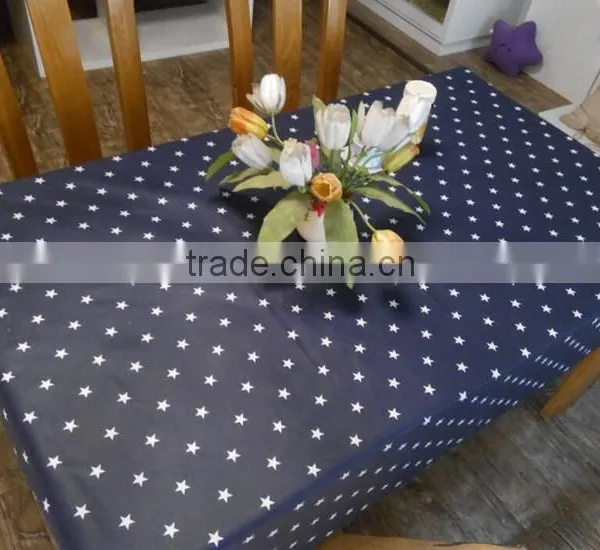 Cheap Table Cloth/ Dining Room Table Cloth/blue Tablecloth photo-2