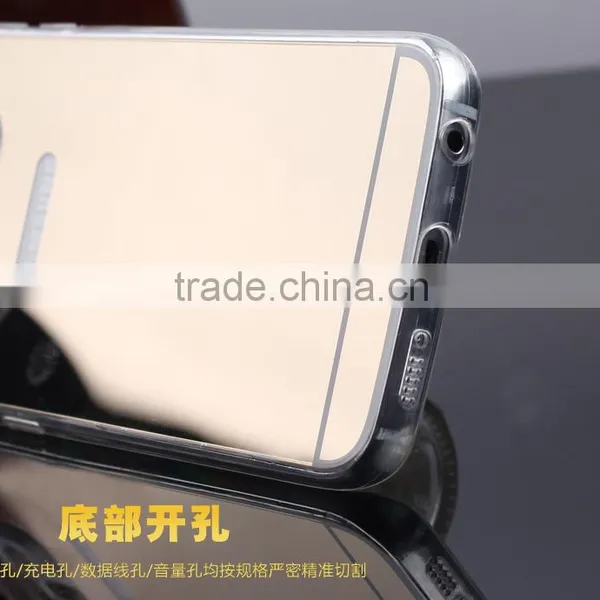 2016 New Products Metal Mirror Back Bumper Phone Case Cover For Samsung Galaxy S6 Edge Plus photo-6