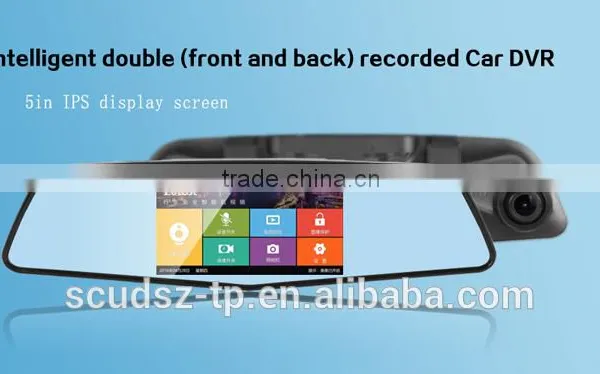 145 - Degree ViewsCARDVR4.5 Inches HD1080P Touch Screen Mesh Hd Rearview Mirror Dual Cameras145 - Degree Views photo-5