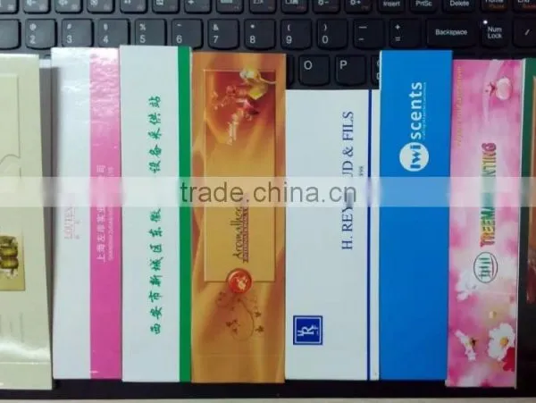 Custom Shape Fragrance Blotter Perfume Paper Strip Tester photo-6