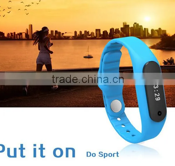 2015 Newest Xiaomi E06 Smart Bracelet/wristband Touch Screen Fitness Wearable for IOS and Android Smartphone photo-4