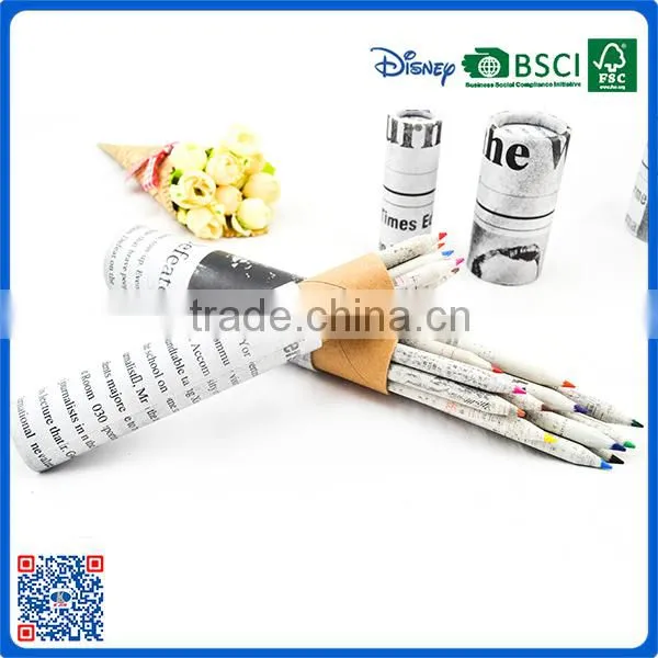 7' New Style Reycle Color Pencil in Box for Promotion Gifts photo-3