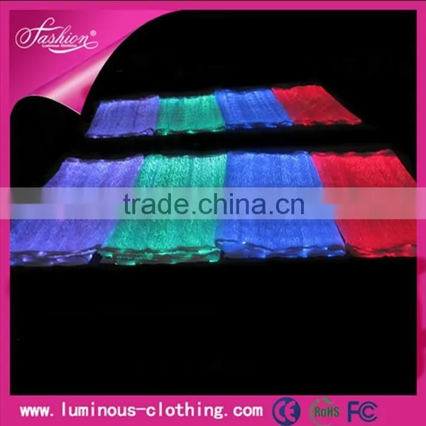 LED Lighting Fiber Optical Luminous Fabric Cloth Wholesale Sofa Cushions Fabric photo-3