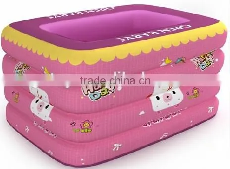 Customized PVC Plastic Inflatable Baby Water Pool photo-3