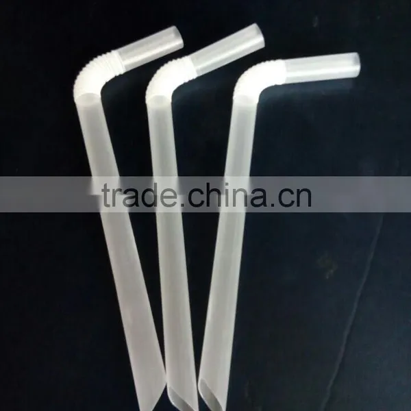 12mm Plastic Transporant Flexible Straws photo-3