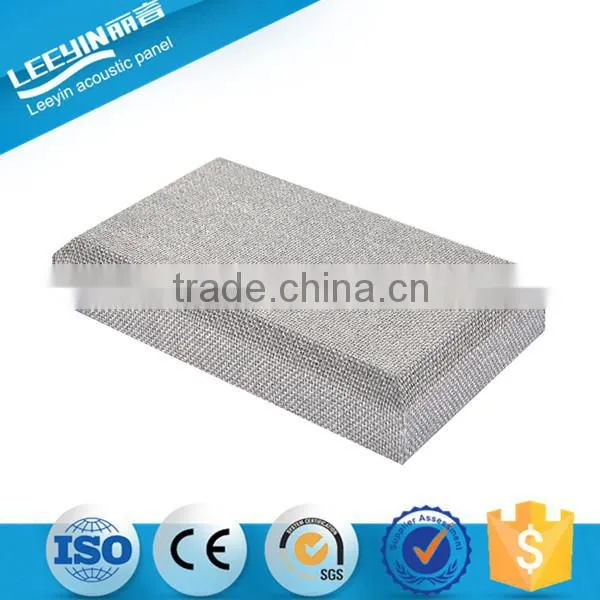 Acoustic Leather Fabric Panel Stock for Sale photo-2
