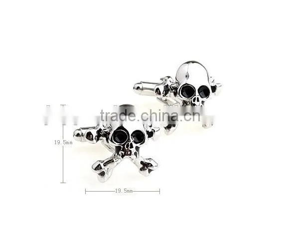 Silver Skull Cufflinks photo-2