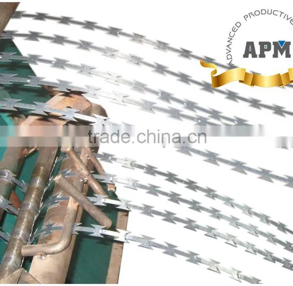 Best Price Concertina Razor Barbed Blade Fencing Wire Machine photo-3