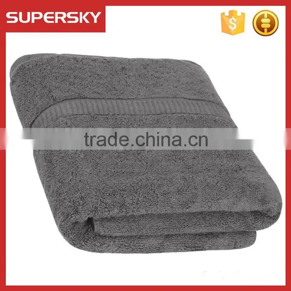 C1099 Adult Plain Dyed 100% Cotton Bath Towel 70x140cm photo-6