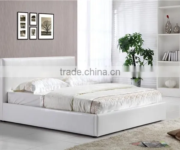 Modern Style Pu Gas Lift Storage Bed In White Color YD02 Quality Choice photo-2