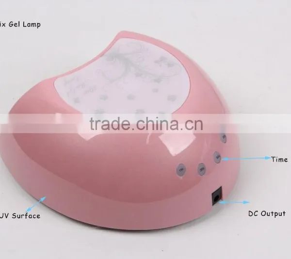Professional Salon Equipment Pink ABS Housing Mirror Reflector CCFL Nail LED UV Lamp photo-3