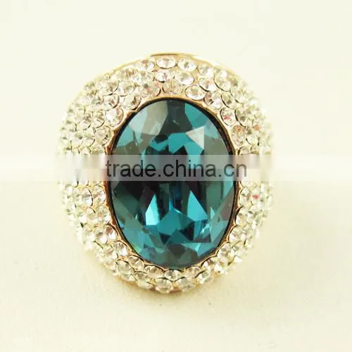 2014 Hot Latest Design Fashion Four Clover Diamond Ring Jewelry photo-3