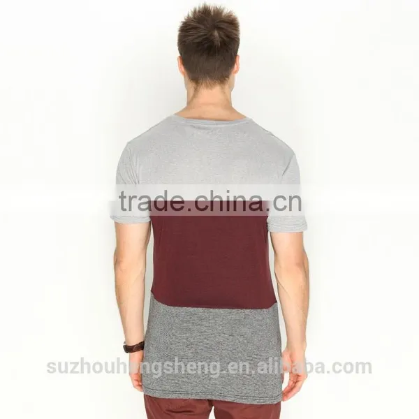 Mens Handsome Red and Grey Combo T Shirt