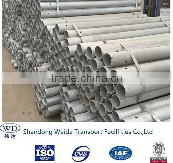 Zinc Layer Steel Highway Guardrail Round Post photo-4