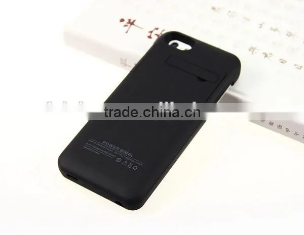 Best Quality Hot Selling for Iphone5 Leather Battery Case photo-4