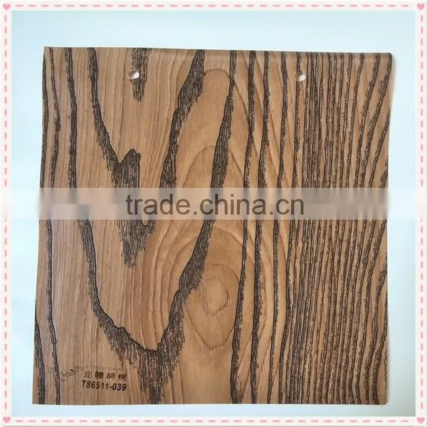 Embossed Wood Grain Pvc Skin for Door
