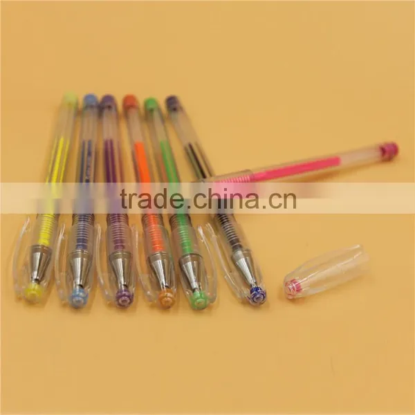 10 Pcs Colored Silica Rainbow Gel Pen Set Tattoo Pen Pen Set photo-3