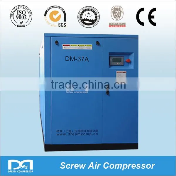 250kw Electric Stationary Air Cooled Mining Sand Blasting Industrial Twin Rotor Rotary Screw Type Air Compressor photo-5