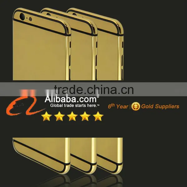 Gold 24K Limited Edition Frame Plated Back Housing for IPhone 6s photo-5