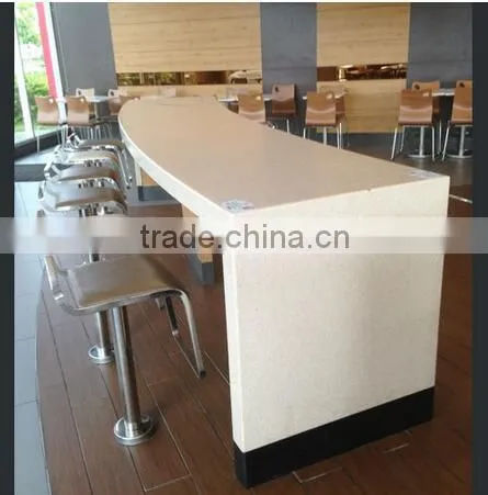 New Design Long Bar Table in Solid Surface Bar Table for Sale photo-2