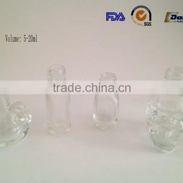 Small High Flint Nail Polish Ball Bottle Glass Bottles 5ml-20ml Hot Sale photo-2