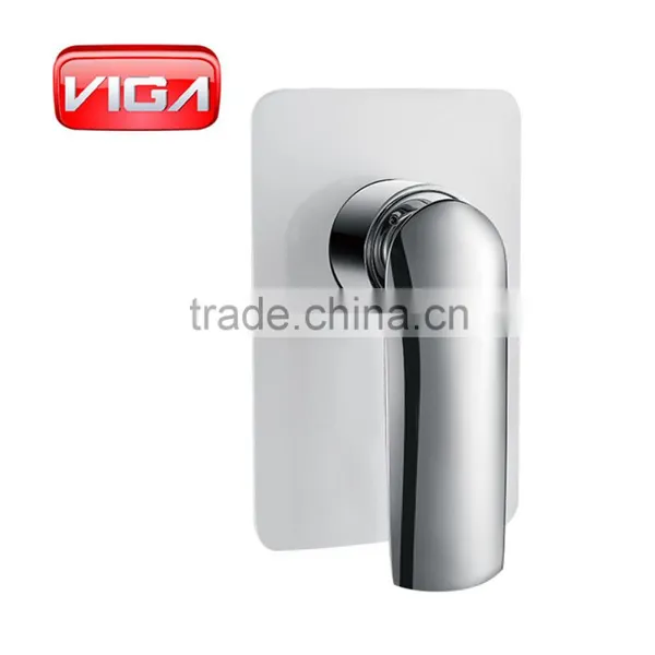 Bathroom Concealed Shower Mixer White and Chrome photo-4