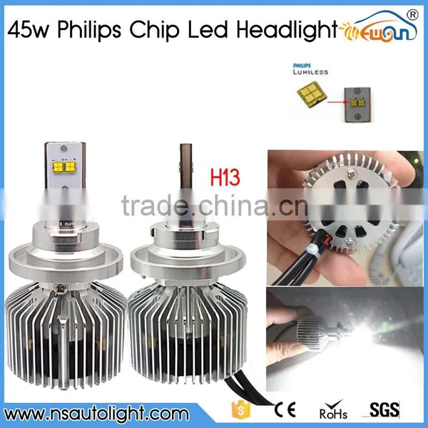 High Power Led Car Auto Headlight Car Led Headlight H13 12V 45W 4500lm