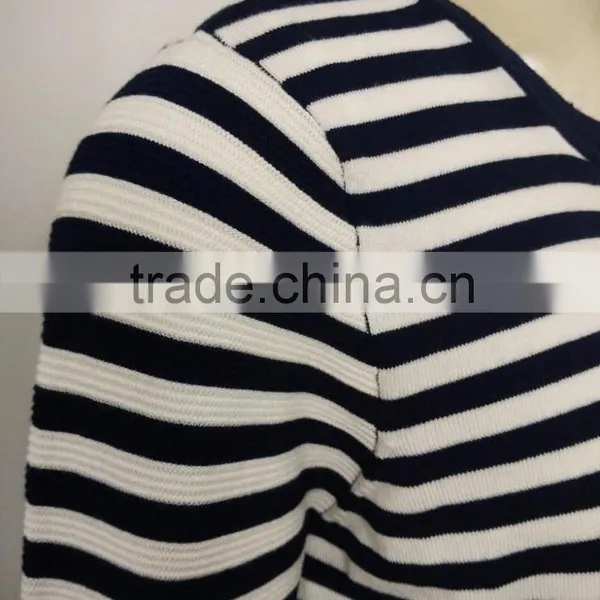 Ladies' Knitwear 2 in 1 With Woven Vest Inside photo-3