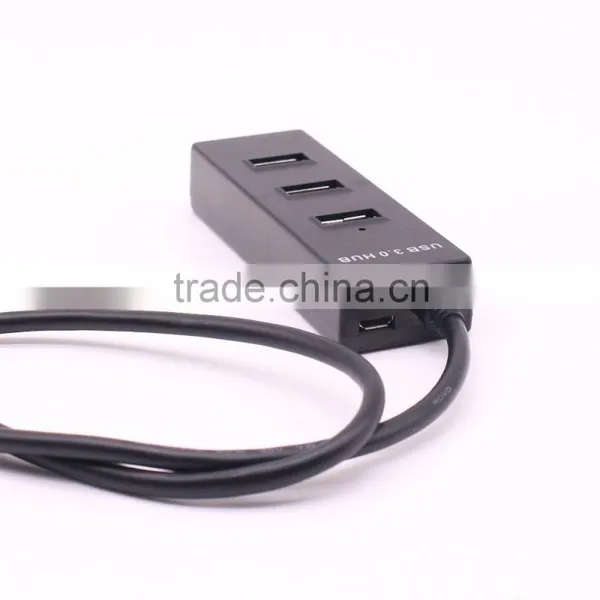 USB3.0 Splitter High-speed Expansion Delayed Four USB3.0 Hub With Power Supply Port Hub Wholesale photo-4