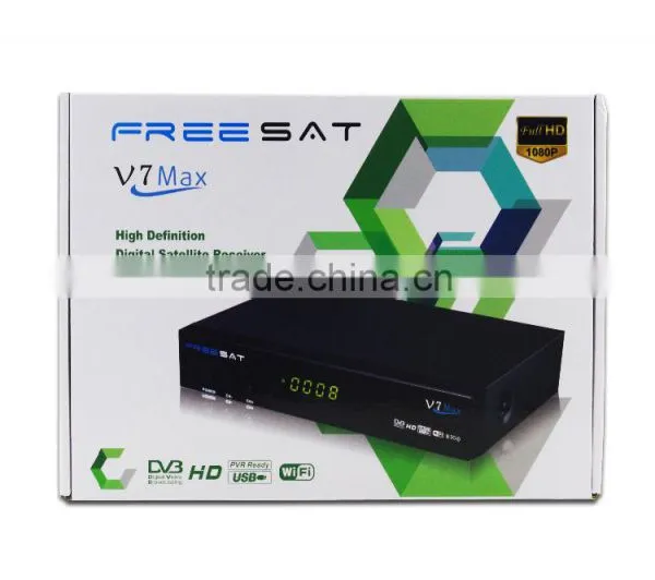 Original Manufacutre Freesat 1080P Full HD Freesat V7 Max Satellite Receiver DVB-S2 Set Top Box Support Cccam Powervu Youtube photo-5