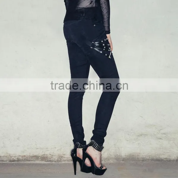 DEVIL FASHION 2015 Latest Women Punk Pants/trousers PT006 photo-2