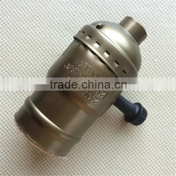 Types of Aluminum Lamp Holders E27 With Electric Wire Cable photo-5