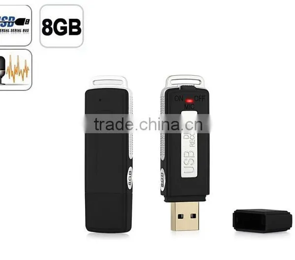 8gb Usb Flash Drive Bulk Audio Voice Recorder Built-in Rechargeable Lithium Battery photo-2