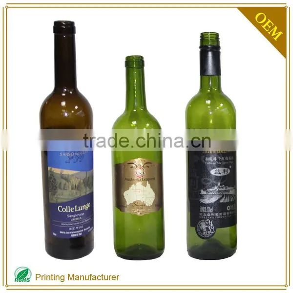 Multiple Design Label For Glasses In Wine Labels With LOGO Printing photo-3