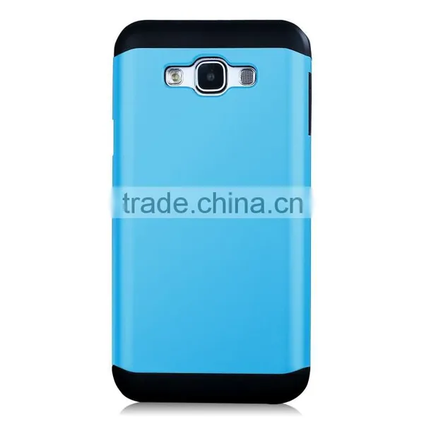 2015 Slim Colorful Armor TPU + PC Mobile Phone Case for Samsung E7,for Galaxy e7 Case,for Samsung E7 Case photo-2
