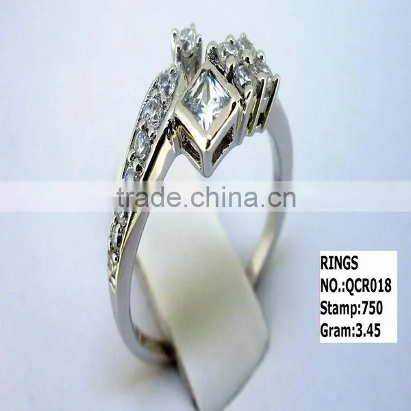 925 Sterling Silver Ring Wholesale Price Best Quality QCR018