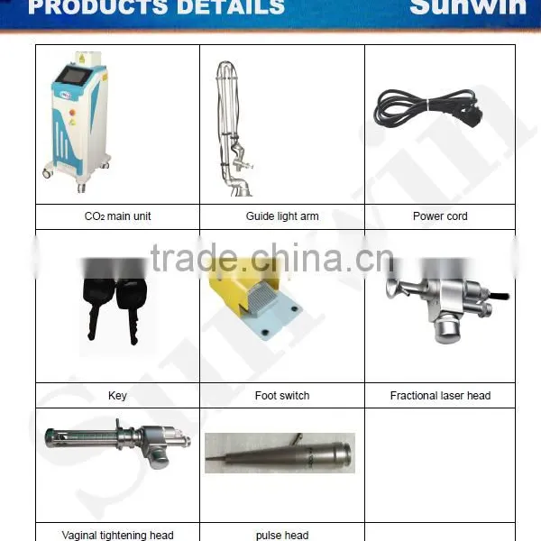 SW-333E-1 Professional Fractional CO2 Laser Vagina Tighten Surgery photo-2