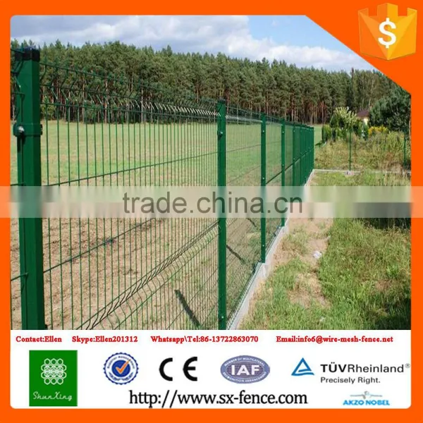 High Quality Green Color Garden Fencing Design Iron Fence With ISO9001 photo-2