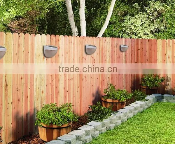 Solar Led Lantern Plastic Fence Lantern Light photo-6