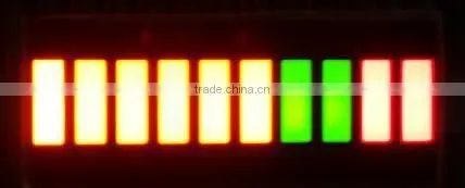 Pure Green Color Segment LED Bar Graph for Volum LED Display photo-2