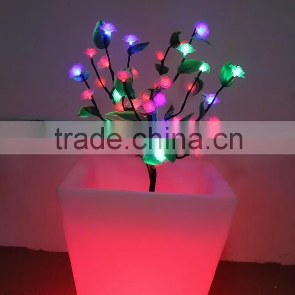 Garden Decoration Led Flower Pot/modern Glowing Led Flower Planter/Led Flower Vases photo-2