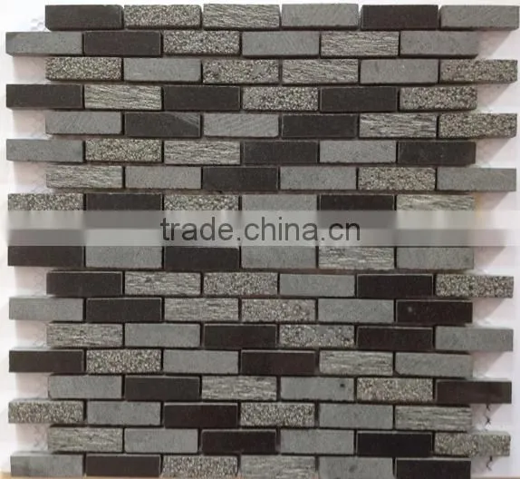 Natural Slate Stone Mosaic Tiles photo-3