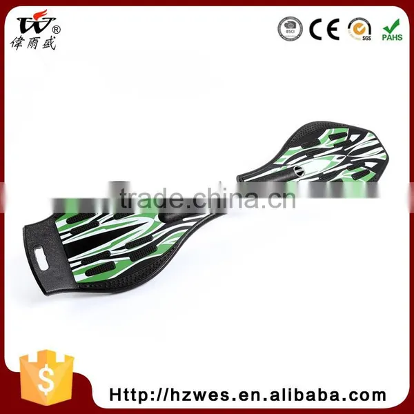 Top OEM PU Wheels ABS Fish Shape Skateboard