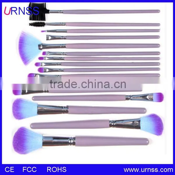 11pcs Bamboo Handle Cosmetic Brush Set photo-2