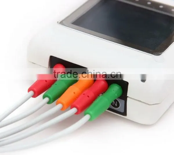 Hospital Medical 24 Hours CS-3CL Cardiac Heart Holter Monitor 3 /12 Channel ECG Holter Recorder With Free Software-Shelly photo-2