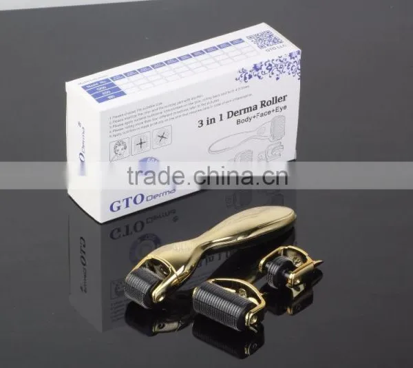 GTO Factory Price 3 in 1 Derma Roller photo-2