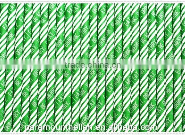 High Quality Fancy Colorful Papar Straws Disposable Paper Straws for Birthday Party photo-3
